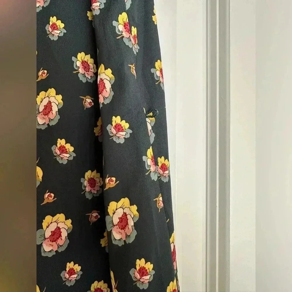 Loft Floral Green Shift Dress - Picture 9 of 11